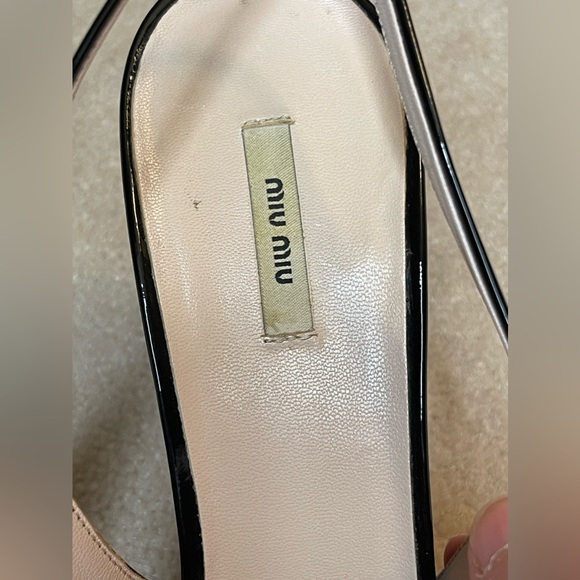 Miu Miu patent leather slingback heels - Picture 4 of 10